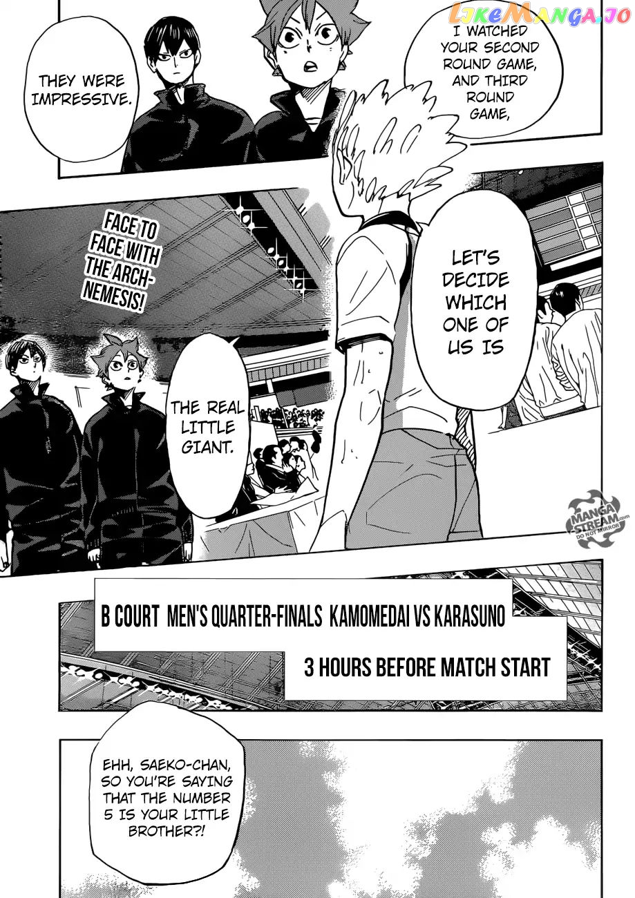 Haikyuu!!, Chapter 338 image 04
